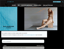 Tablet Screenshot of bmadelaine-sculpture.com